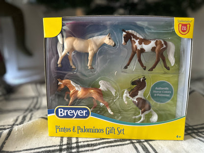 Breyer Stablemates Pintos & Palominos Gift Set