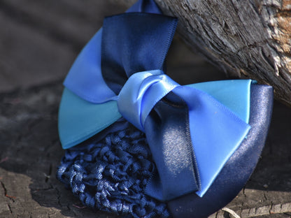 Navy & Blue Show Hair Snood