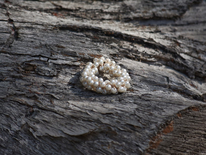 Pearl Bead Scrunchies