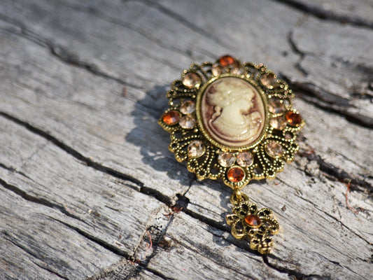 Vintage Style Beauty Brooch