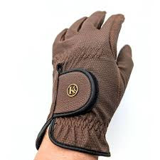 Kunkle Children's Leather Horse Riding Gloves