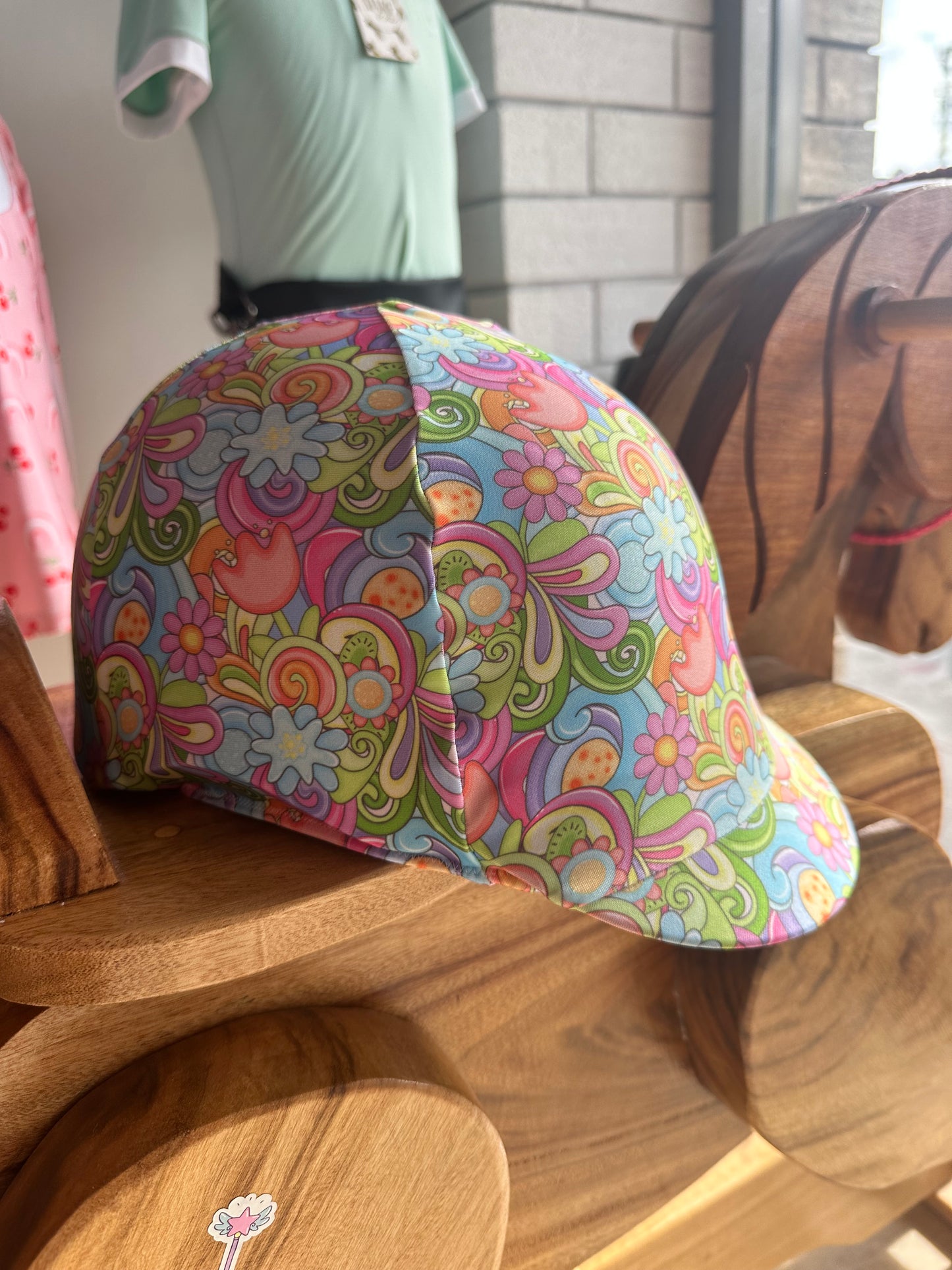 Flower Garden Kids Helmet Cover