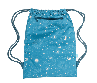 Cosmic Canter Big Drawstring Bags
