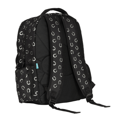 Spencil Black & White Horses Big Backpack