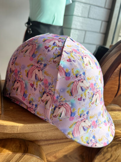 Enchanted Unicorns Kids Helmet Cover