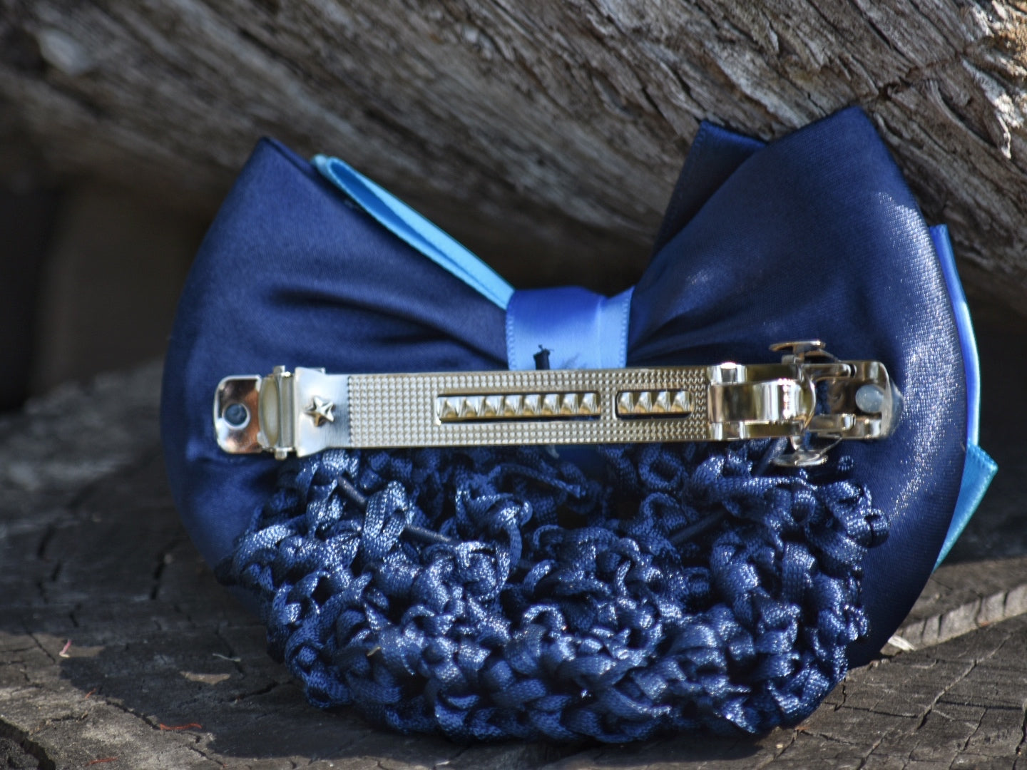 Navy & Blue Show Hair Snood