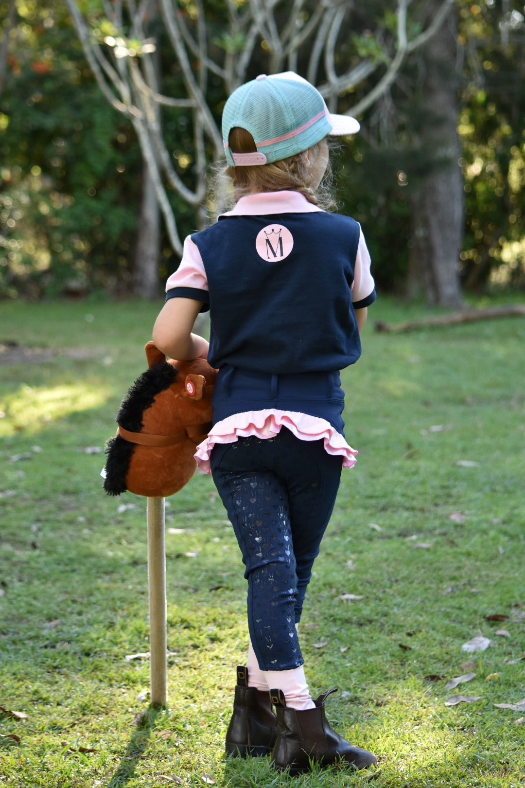 Mare & Me Kids Pink Sash Riding Polo