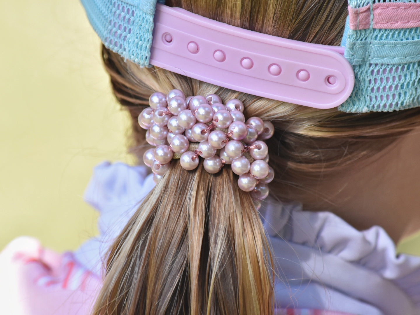 Pearl Bead Scrunchies