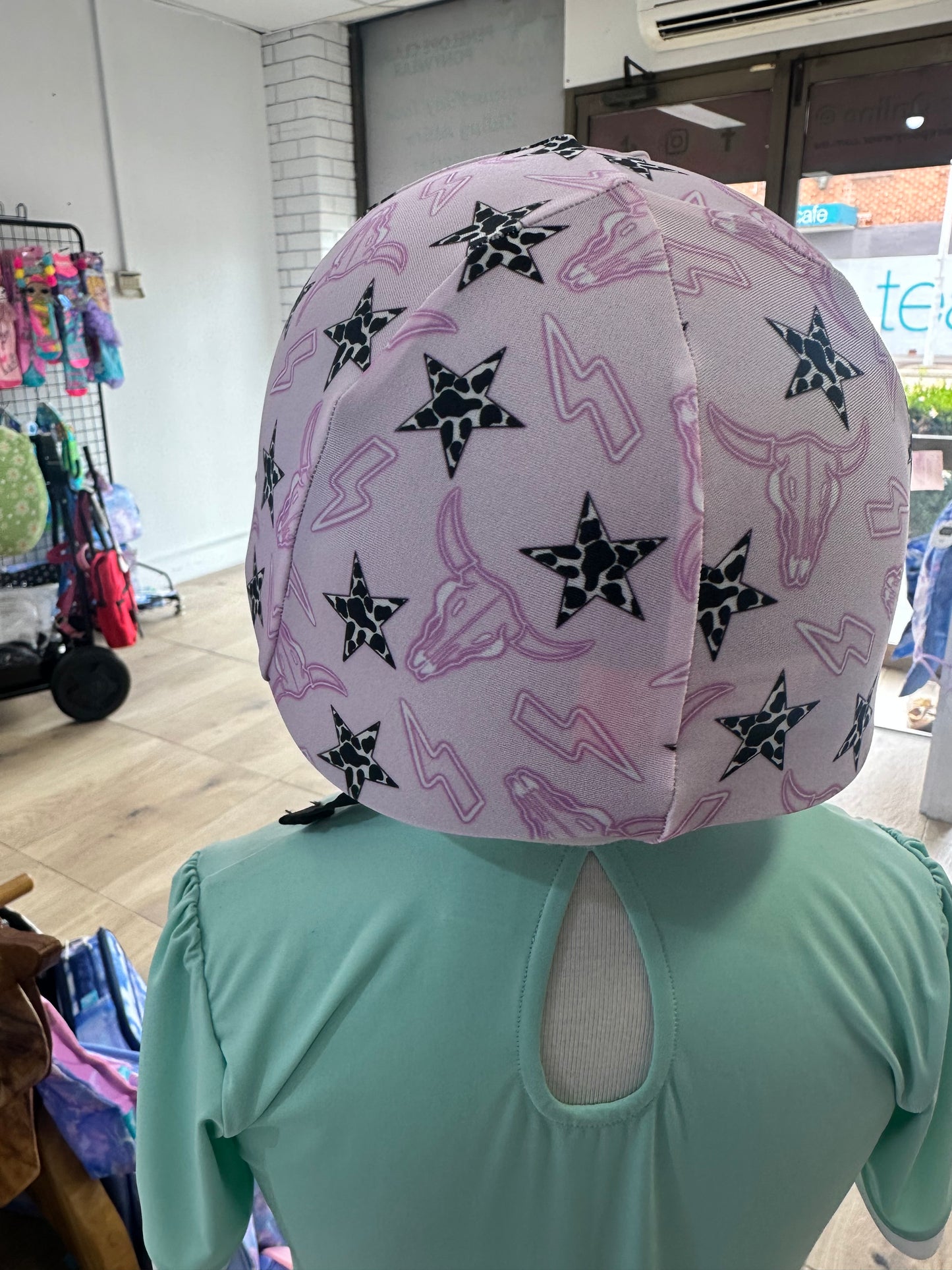 Cowgirl Pink Kids Helmet Cover