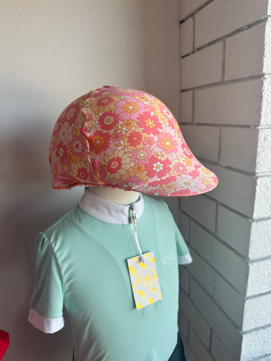 Boho Flowers Kids Helmet Cover