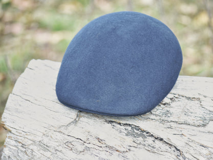 Navy Blue Woollen Paper Boy Cap