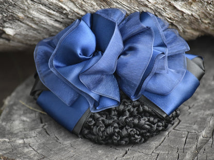 Navy Ruffle Show Snood