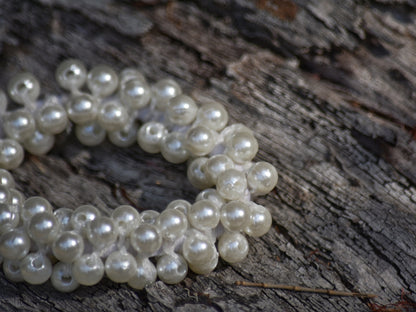 Pearl Bead Scrunchies