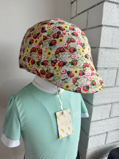 Lady Bug Love Kids Helmet Cover