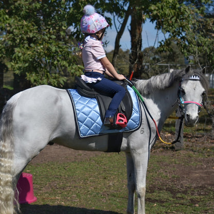 Mare and Me Pink Ballet Frill Riding Tights in Navy