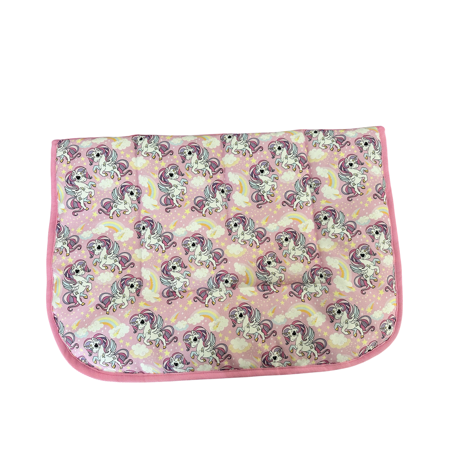 Pink Unicorn Kids Saddle Pad