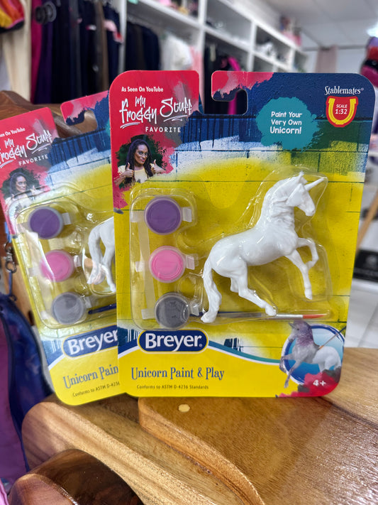 Breyer Unicorn Paint & Play Singles