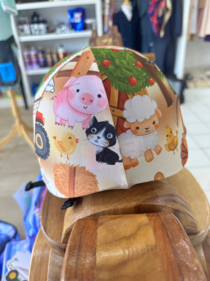 Farmyard Friends Kids Helmet Cover