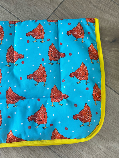 Chickens Kids Saddle Pad