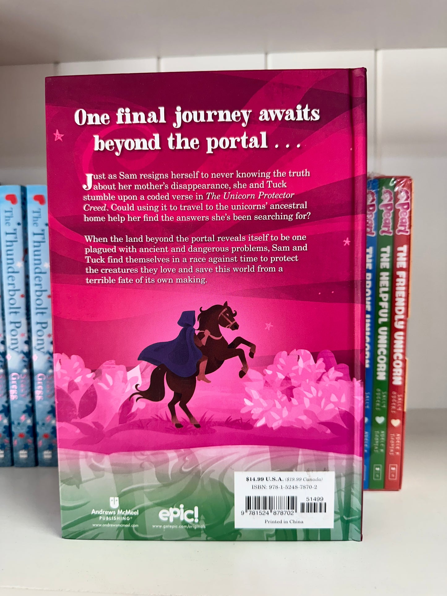 Unicorn Island Beyond the Portal by Donna Galanti Hardback Edition