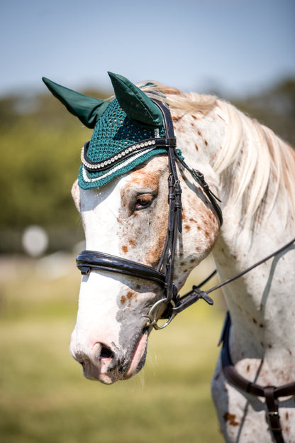 Lady Godiva Equestrian Christmas Tree Green Pony Fly Bonnet