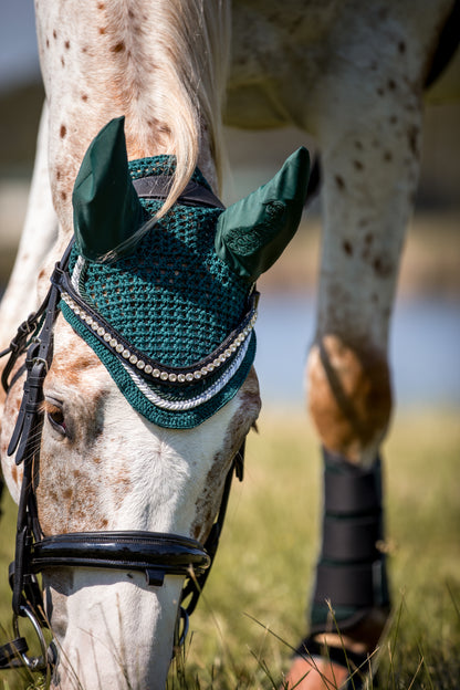 Lady Godiva Equestrian Christmas Tree Green Pony Fly Bonnet