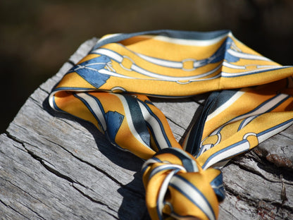 Satin Equestrian Neck Scarves