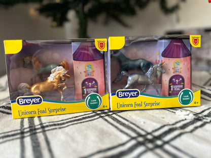 Breyer Unicorn Foal Surprise Family