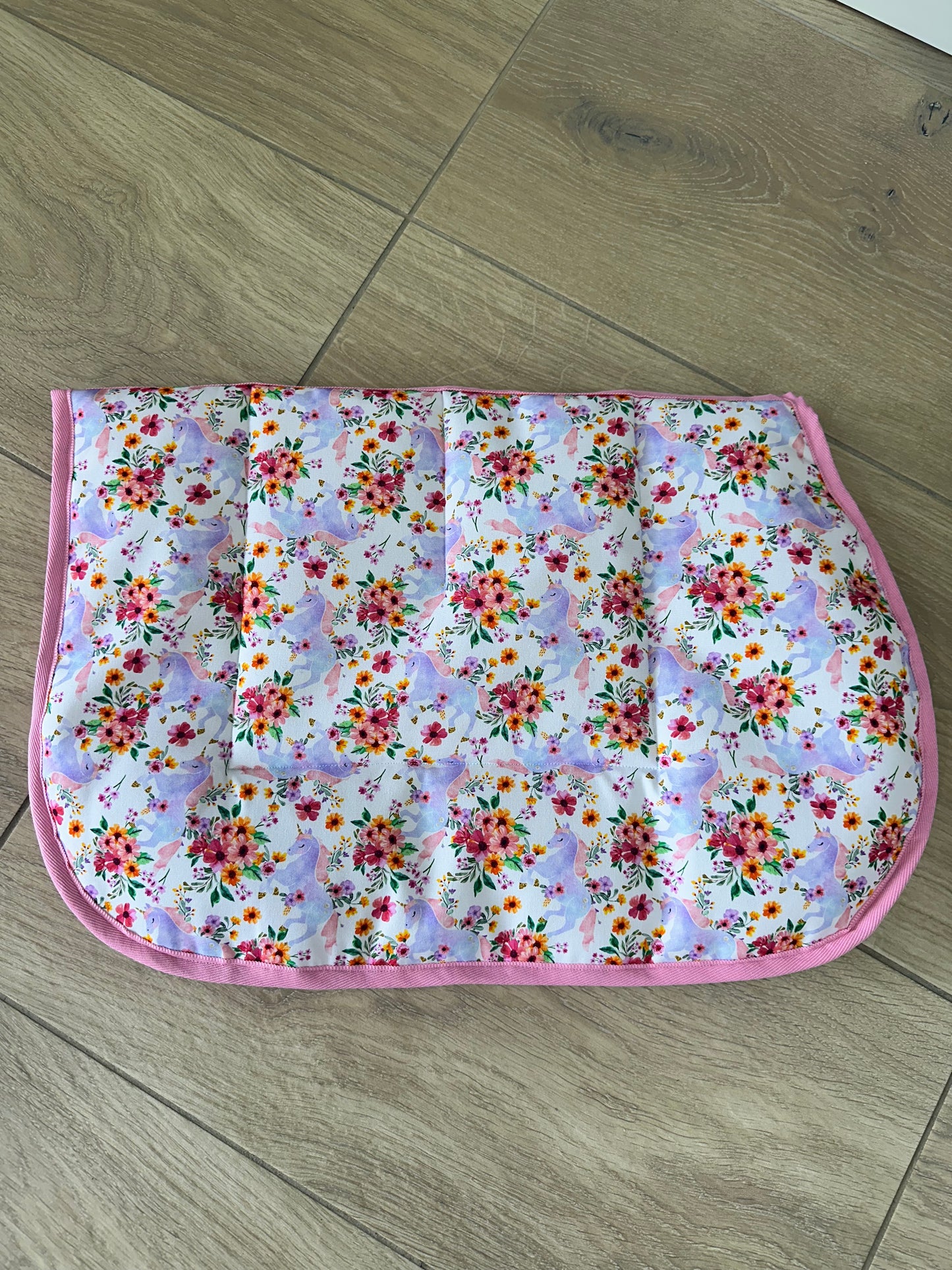 Unicorn Silhouettes Kids Saddle Pad