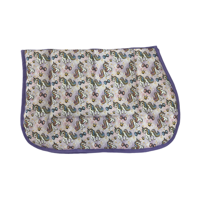 Small Pony Unicorn Royalty Kids Saddle Pad