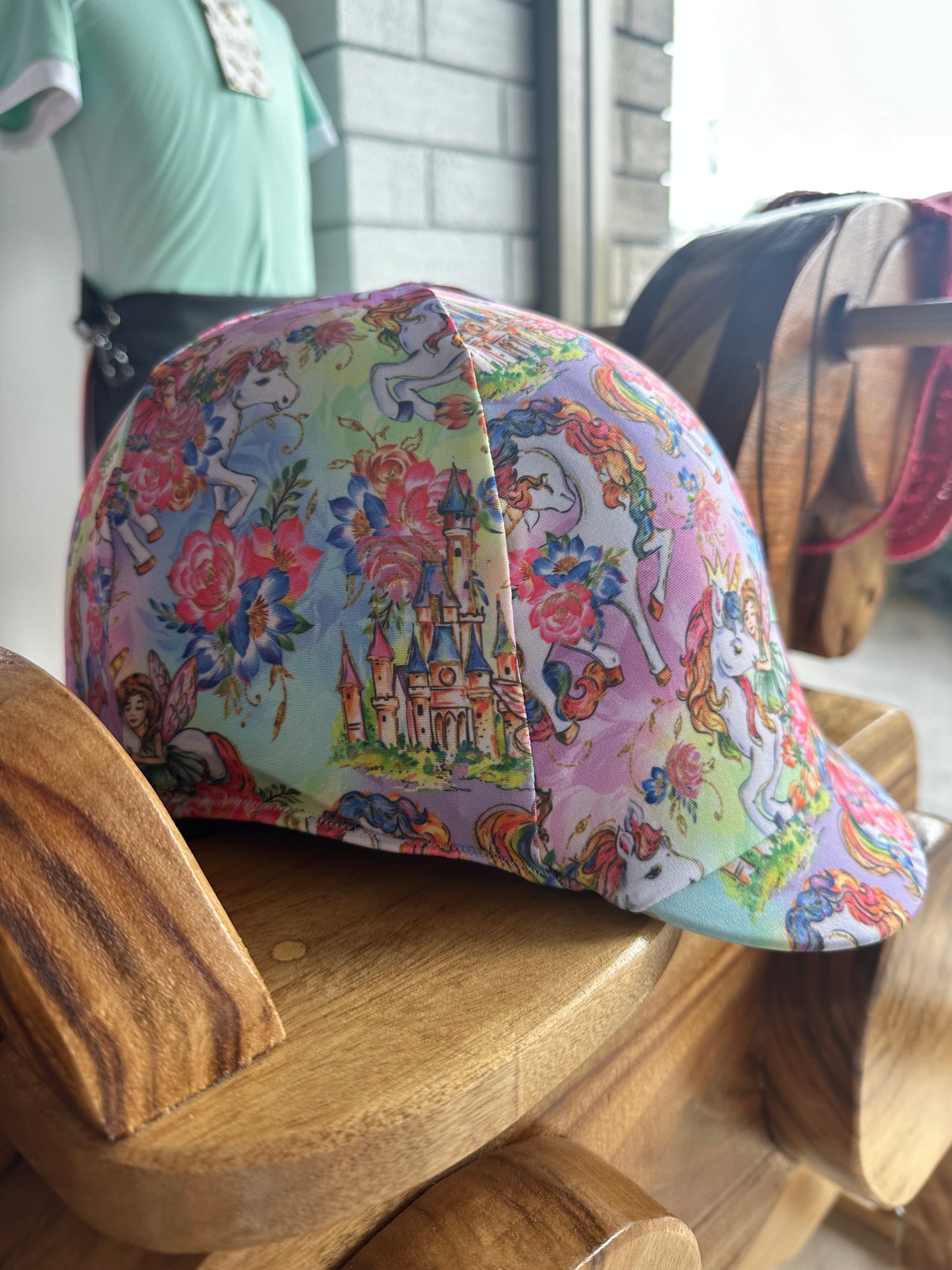 Fairy Garden Kids Helmet Cover