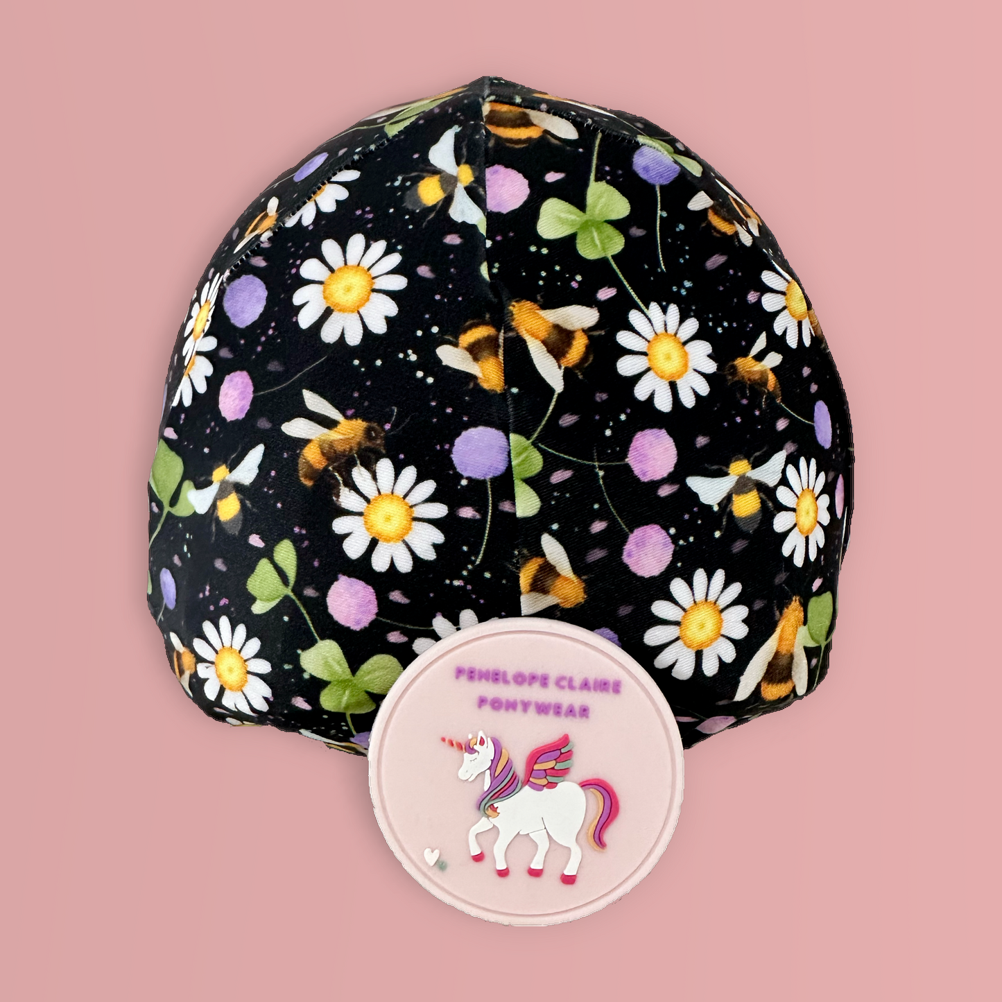 Wild Flowers & Buzzing Bees Kids Helmet Cover