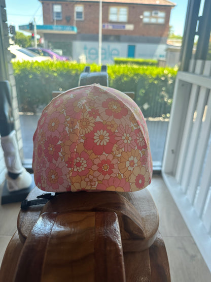 Boho Flowers Kids Helmet Cover