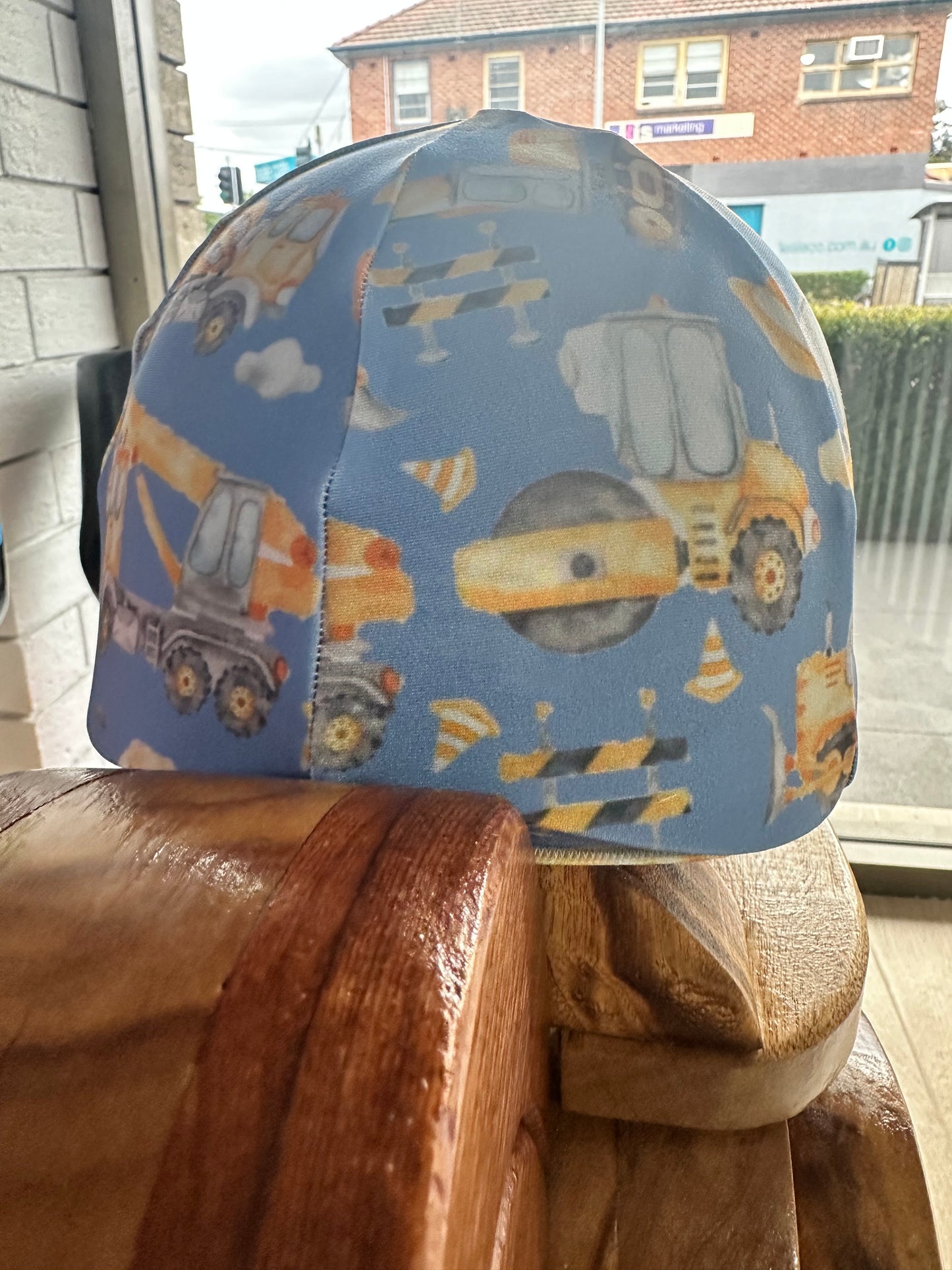 Construction Time Kids Helmet Cover