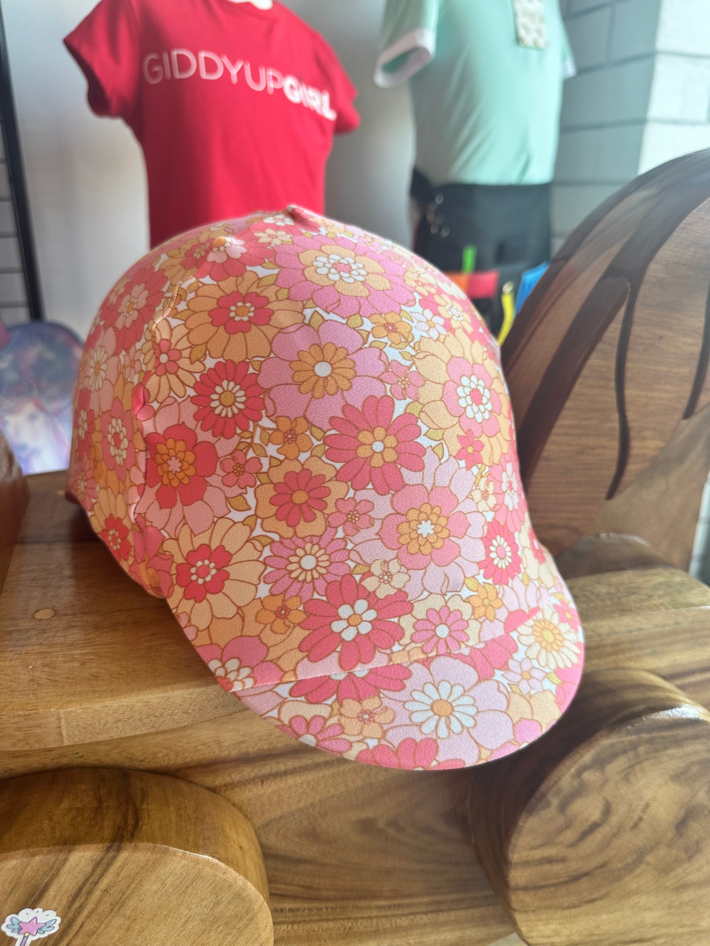 Boho Flowers Kids Helmet Cover