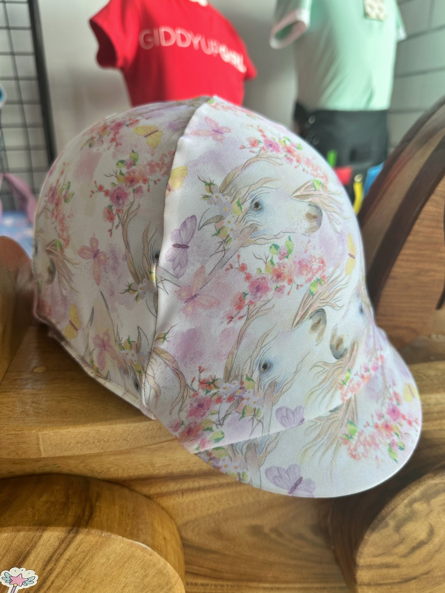 Pretty Unicorn Helmet Cover