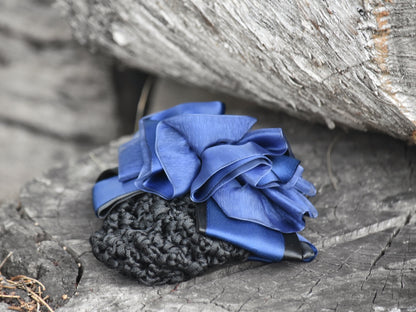 Navy Ruffle Show Snood