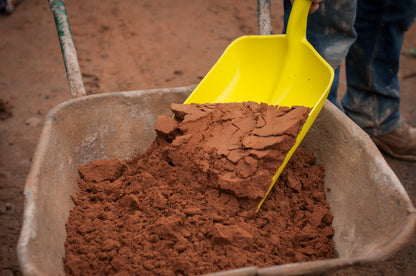 Red Gorilla Coloured Stable Shovels