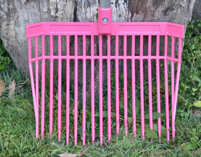 Red Gorilla Straight Handled Stable Rake