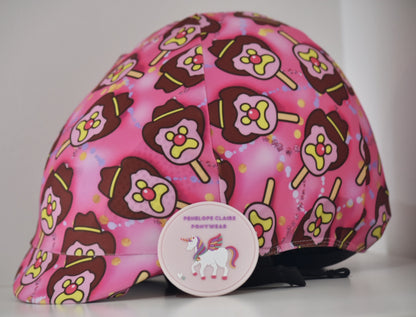 kids horse riding helmet cover