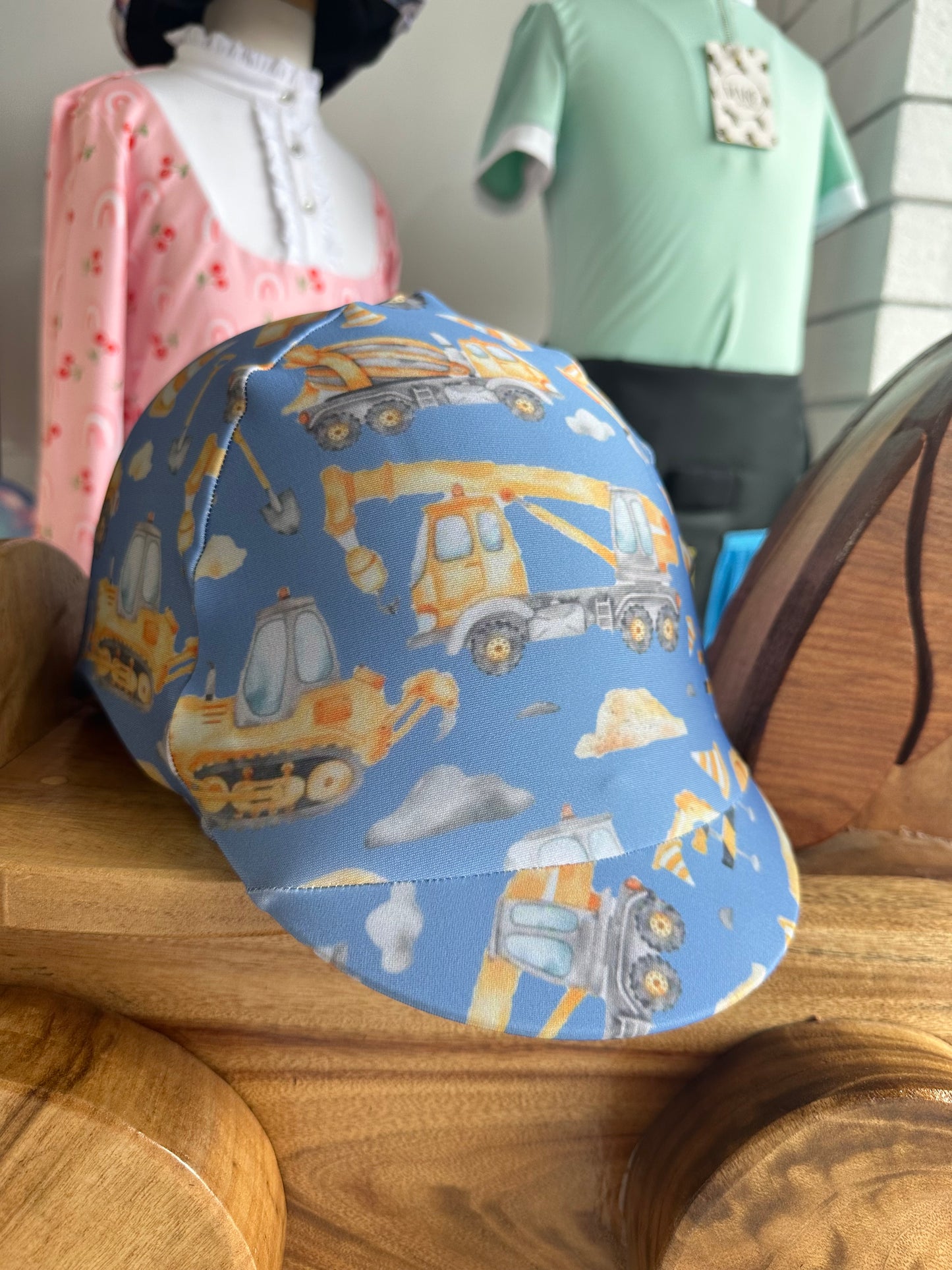 Construction Time Kids Helmet Cover