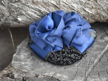 Navy Ruffle Show Snood