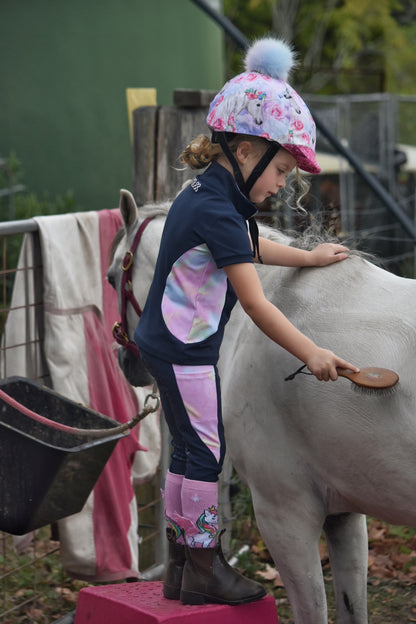 Giddyupgirl Harlow Girls Rainbow Riding Top