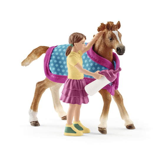 Schleich Horse Club Foal with Blanket