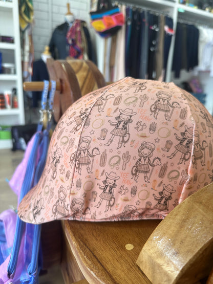 Little Cowgirl Kids Helmet Cover