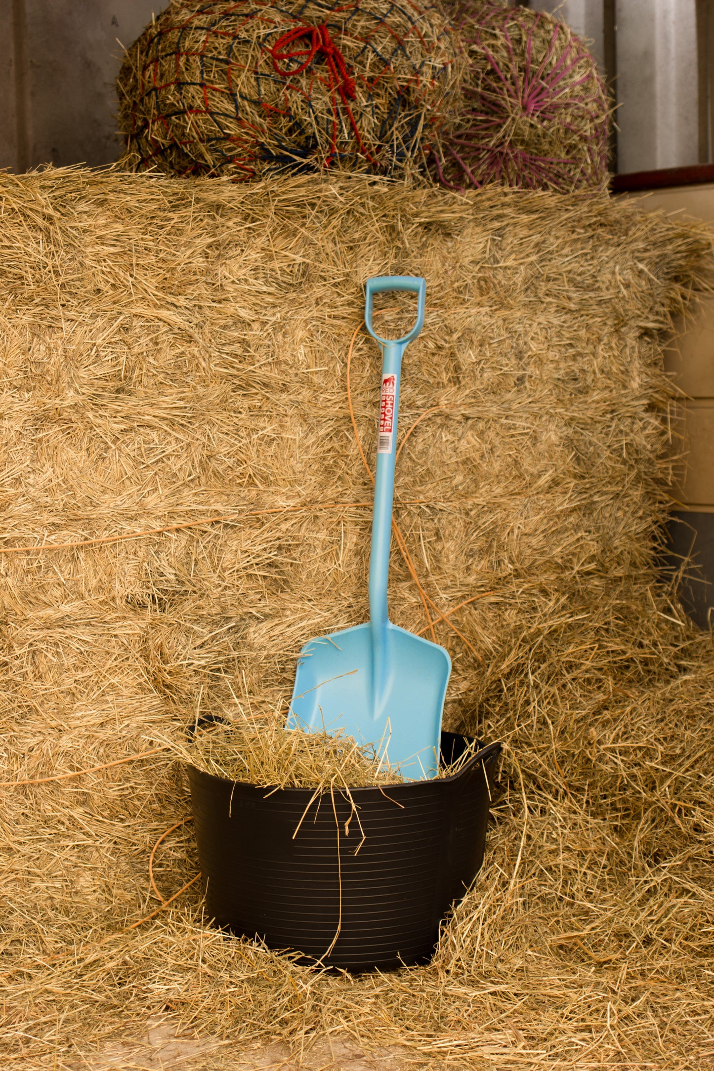 Red Gorilla Coloured Stable Shovels