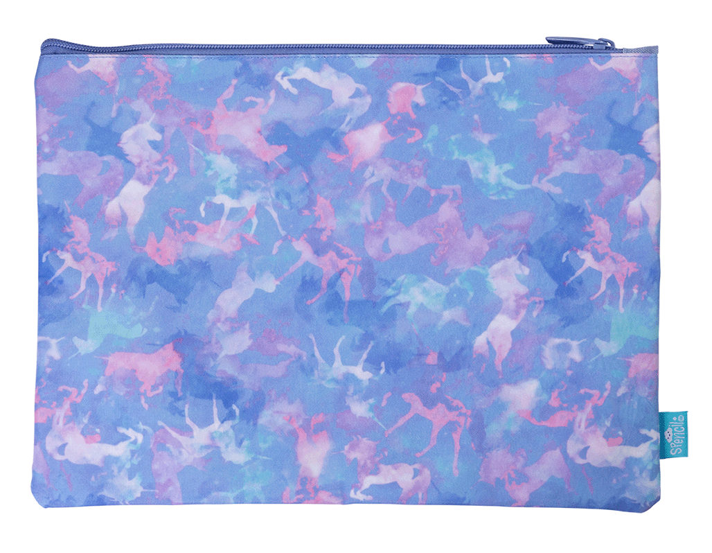 Unicorn Magic A4 Twin Zip Pencil Case