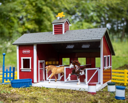 Breyer Stablemates Red Barn Playset