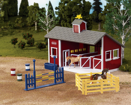 Breyer Stablemates Red Barn Playset